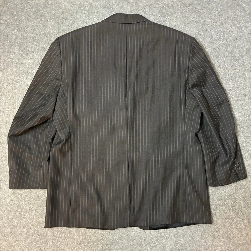Lauren Polo Ralph Lauren 46S Gray Pinstripe 100% Wool Blazer Sport Coat Jacket